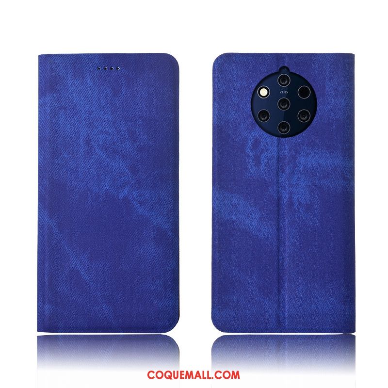 Étui Nokia 9 Pureview Noir En Cuir Tout Compris, Coque Nokia 9 Pureview Protection Incassable