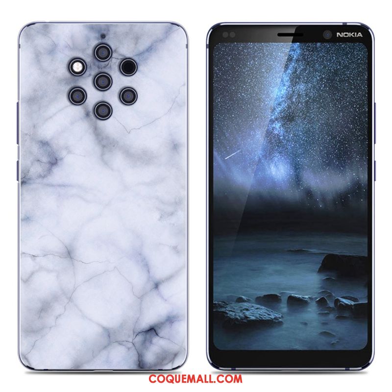 Étui Nokia 9 Pureview Pu Créatif Fluide Doux, Coque Nokia 9 Pureview Protection Silicone