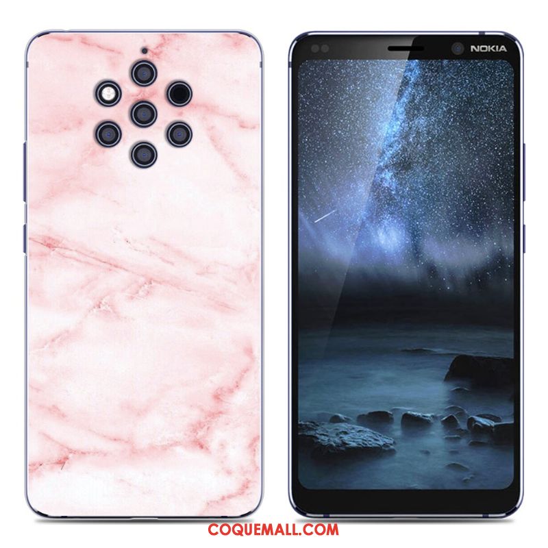 Étui Nokia 9 Pureview Pu Créatif Fluide Doux, Coque Nokia 9 Pureview Protection Silicone