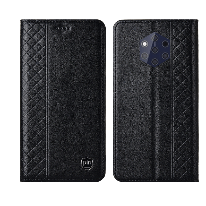 Étui Nokia 9 Pureview Tout Compris Protection Cuir Véritable, Coque Nokia 9 Pureview Fluide Doux Nouveau Braun