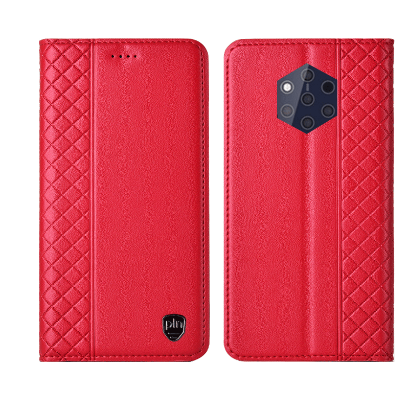 Étui Nokia 9 Pureview Tout Compris Protection Cuir Véritable, Coque Nokia 9 Pureview Fluide Doux Nouveau Braun