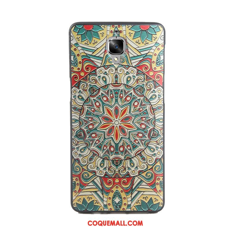 Étui Oneplus 3 Incassable Téléphone Portable Créatif, Coque Oneplus 3 Fluide Doux Peinture