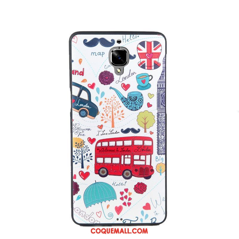 Étui Oneplus 3 Incassable Téléphone Portable Créatif, Coque Oneplus 3 Fluide Doux Peinture