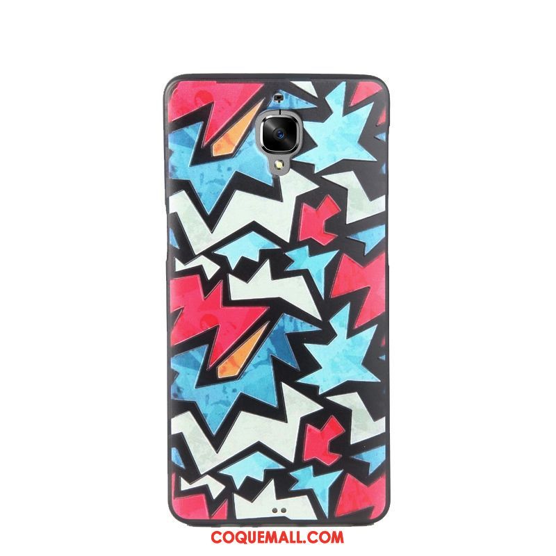 Étui Oneplus 3 Incassable Téléphone Portable Créatif, Coque Oneplus 3 Fluide Doux Peinture