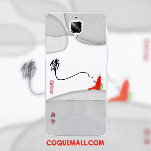 Étui Oneplus 3 Nouveau Personnalisé Style Chinois, Coque Oneplus 3 Blanc Personnalité