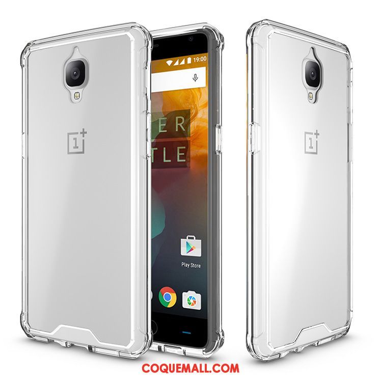 Étui Oneplus 3 Transparent Silicone Border, Coque Oneplus 3 Incassable Ballon