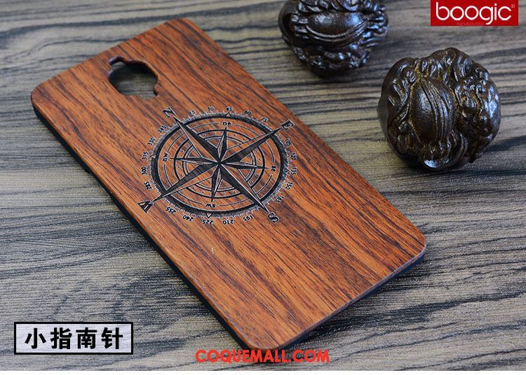 Étui Oneplus 3 Vintage En Bois Créatif, Coque Oneplus 3 Protection Incassable Braun