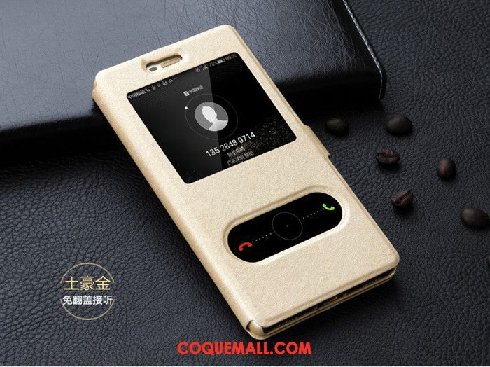 Étui Oneplus 3t Clamshell Incassable Or, Coque Oneplus 3t Protection Téléphone Portable