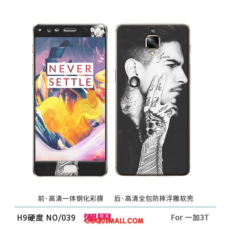 Étui Oneplus 3t Créatif Silicone Tout Compris, Coque Oneplus 3t Protection Tempérer