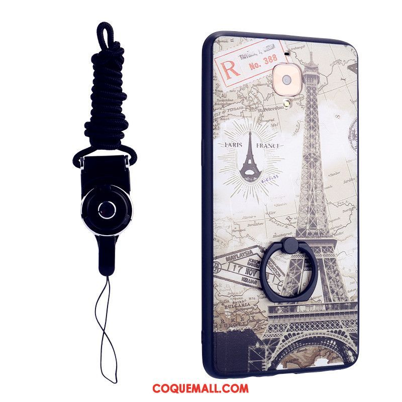 Étui Oneplus 3t Dessin Animé Protection Tendance, Coque Oneplus 3t Noir Tout Compris