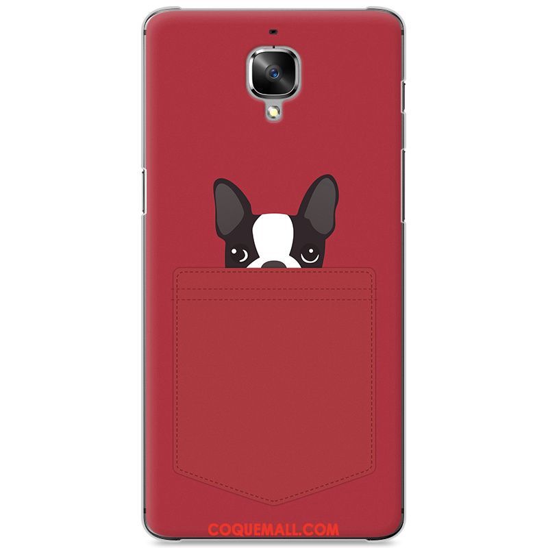 Étui Oneplus 3t Difficile Dessin Animé Rouge, Coque Oneplus 3t Protection Téléphone Portable