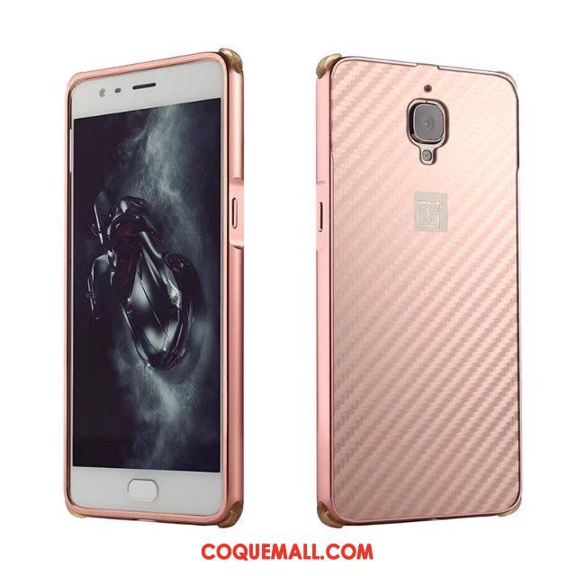 Étui Oneplus 3t Fibre Modèle Fleurie Border, Coque Oneplus 3t Téléphone Portable Métal