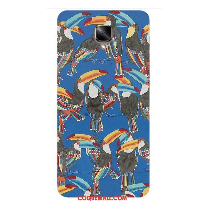 Étui Oneplus 3t Protection Téléphone Portable Bleu, Coque Oneplus 3t Tout Compris Rayé