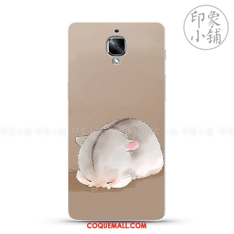 Étui Oneplus 3t Silicone Animal Rat, Coque Oneplus 3t Super Mignon Charmant