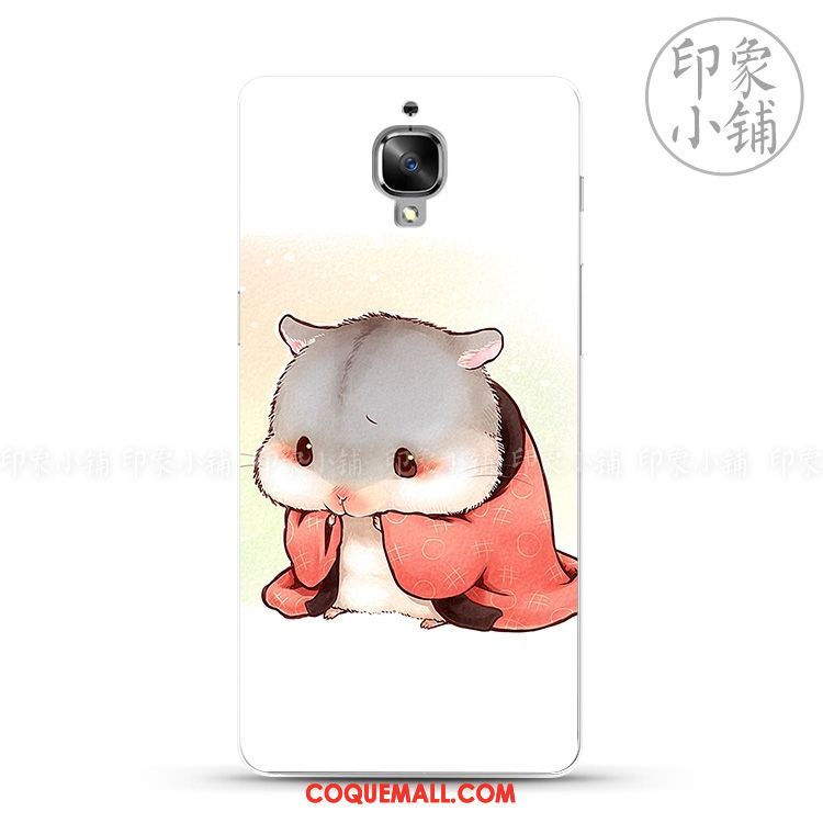 Étui Oneplus 3t Silicone Animal Rat, Coque Oneplus 3t Super Mignon Charmant