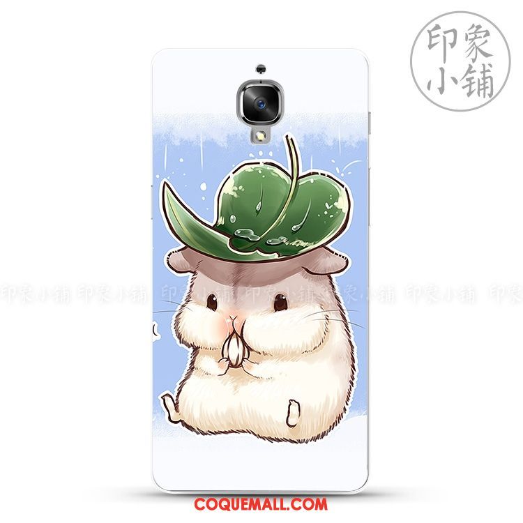 Étui Oneplus 3t Silicone Animal Rat, Coque Oneplus 3t Super Mignon Charmant