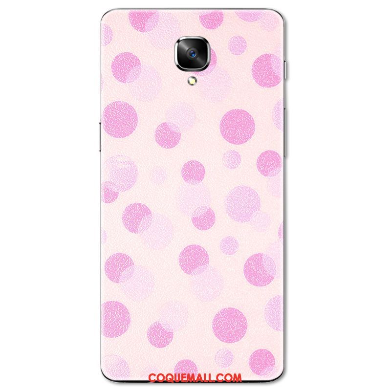 Étui Oneplus 3t Tout Compris Fluide Doux Rose, Coque Oneplus 3t Vent Point D'onde Braun