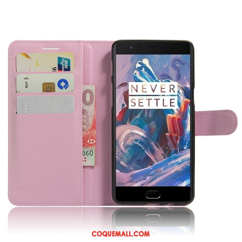 Étui Oneplus 3t Téléphone Portable Étui En Cuir Carte, Coque Oneplus 3t Portefeuille Support Braun