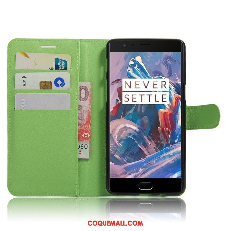 Étui Oneplus 3t Téléphone Portable Étui En Cuir Carte, Coque Oneplus 3t Portefeuille Support Braun