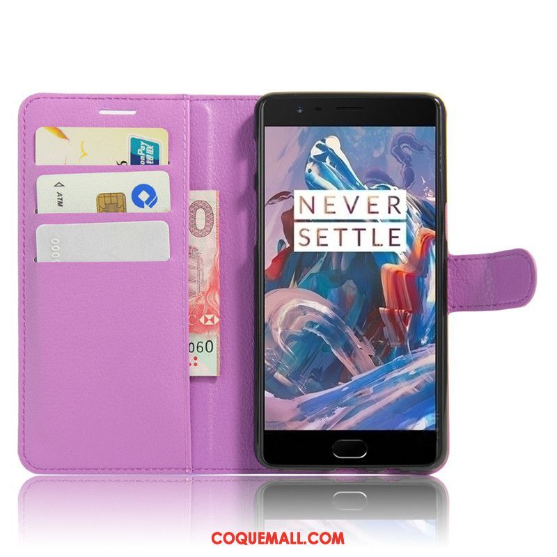 Étui Oneplus 3t Téléphone Portable Étui En Cuir Carte, Coque Oneplus 3t Portefeuille Support Braun