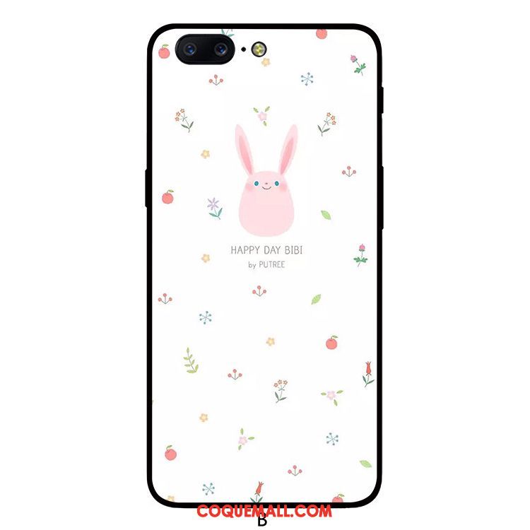 Étui Oneplus 5 Lapin Mignonne Téléphone Portable, Coque Oneplus 5 Fluide Doux Silicone