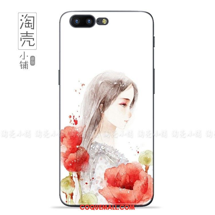 Étui Oneplus 5 Silicone Frais Art, Coque Oneplus 5 Téléphone Portable Couleur