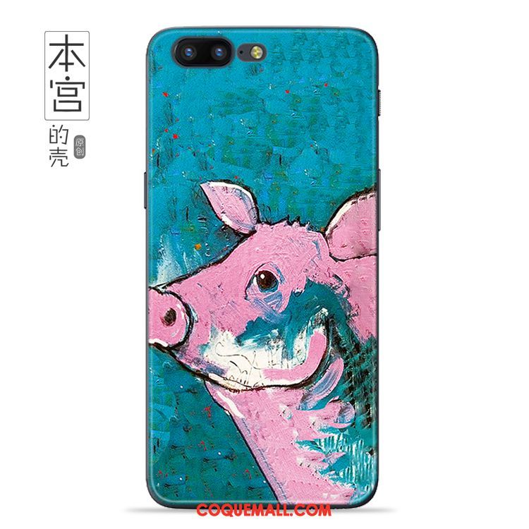 Étui Oneplus 5 Silicone Personnalisé Peinture À L'huile, Coque Oneplus 5 Personnalité Art