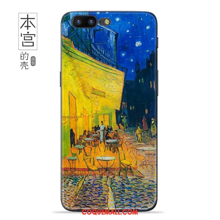 Étui Oneplus 5 Silicone Personnalisé Peinture À L'huile, Coque Oneplus 5 Personnalité Art