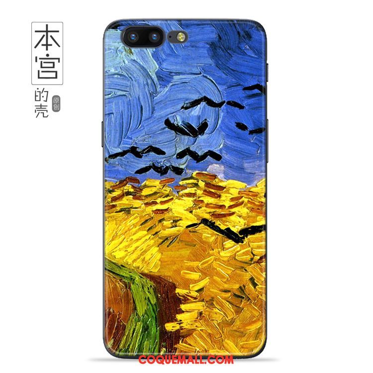 Étui Oneplus 5 Silicone Personnalisé Peinture À L'huile, Coque Oneplus 5 Personnalité Art