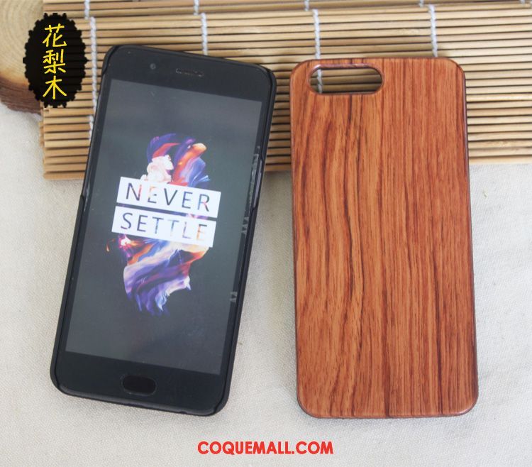 Étui Oneplus 5 Tendance Protection Très Mince, Coque Oneplus 5 Bois Massif En Bois Braun