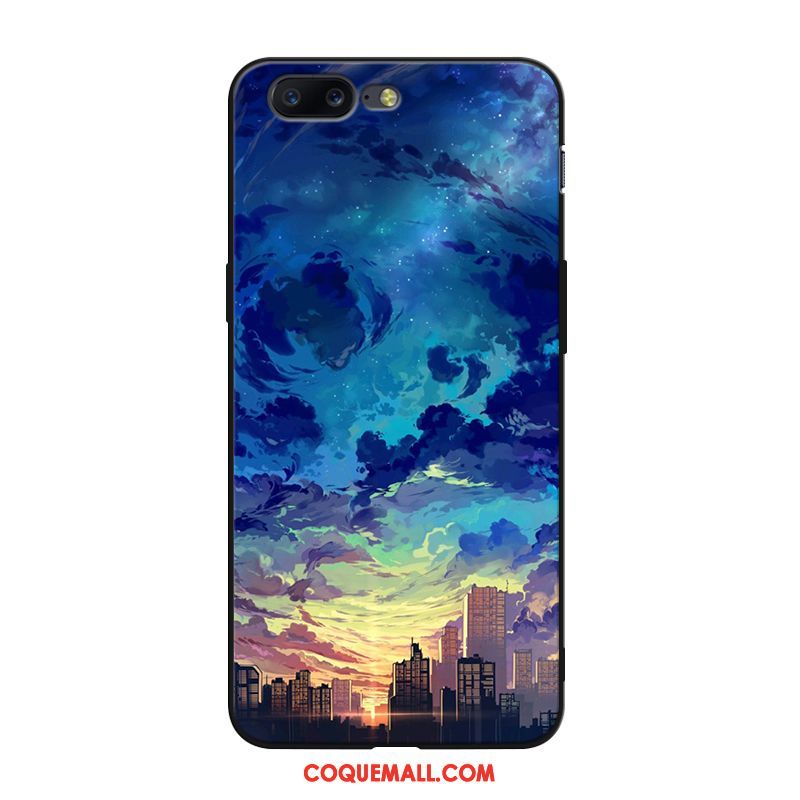 Étui Oneplus 5 Téléphone Portable Marque De Tendance Tout Compris, Coque Oneplus 5 Bleu Paysage