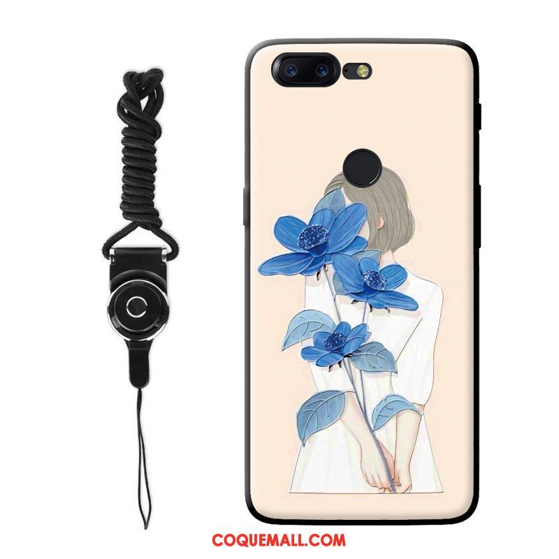 Étui Oneplus 5t Bleu Téléphone Portable Art, Coque Oneplus 5t Tout Compris Petit