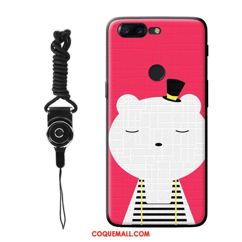 Étui Oneplus 5t Créatif Téléphone Portable Lapin, Coque Oneplus 5t Charmant Dessin Animé