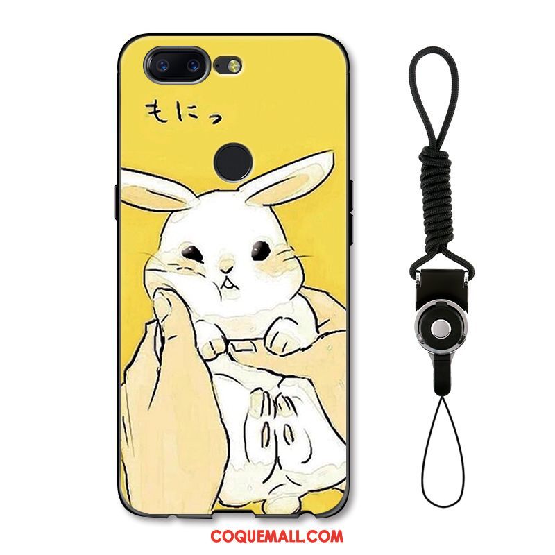 Étui Oneplus 5t Dessin Animé Incassable Gaufrage, Coque Oneplus 5t Blanc Téléphone Portable