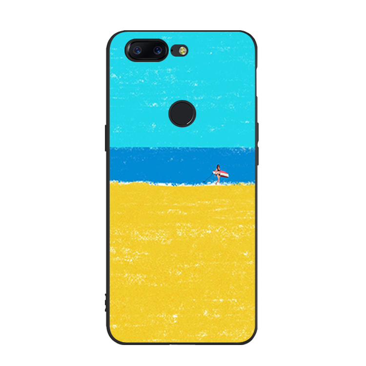 Étui Oneplus 5t Frais Plage Bleu, Coque Oneplus 5t Silicone Téléphone Portable