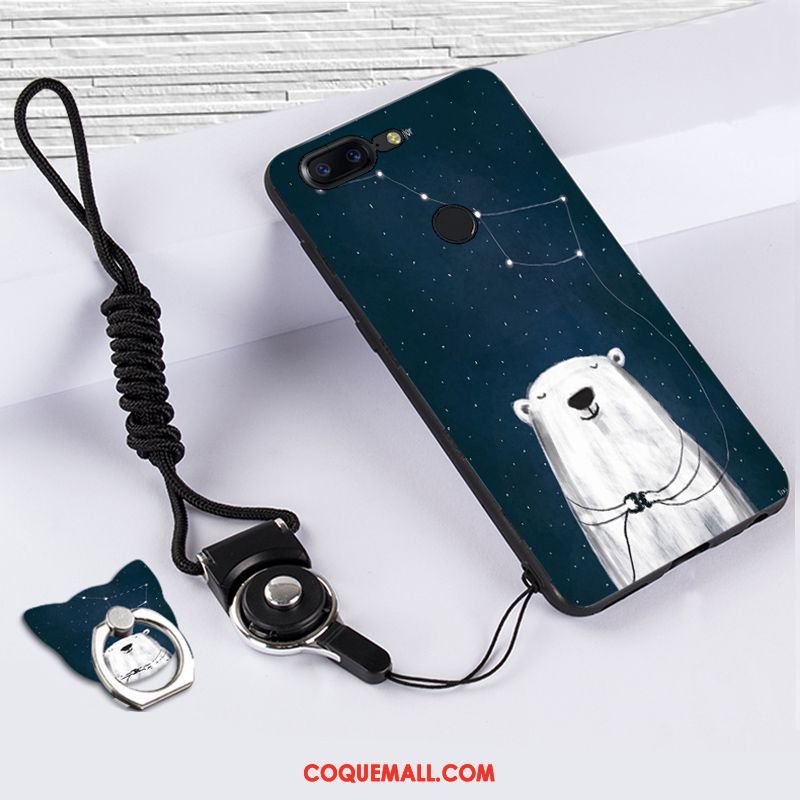 Étui Oneplus 5t Incassable Vert Silicone, Coque Oneplus 5t Protection Téléphone Portable