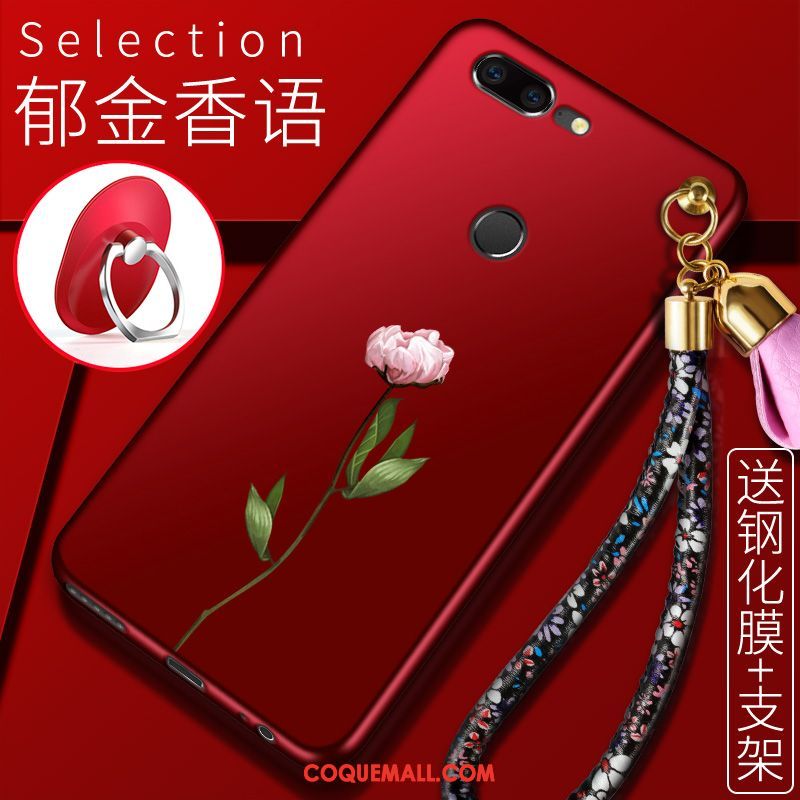 Étui Oneplus 5t Tendance Fluide Doux Tout Compris, Coque Oneplus 5t Rouge Dessin Animé