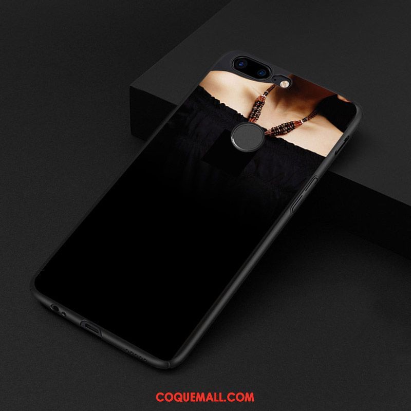 Étui Oneplus 5t Tout Compris Incassable Protection, Coque Oneplus 5t Créatif Noir