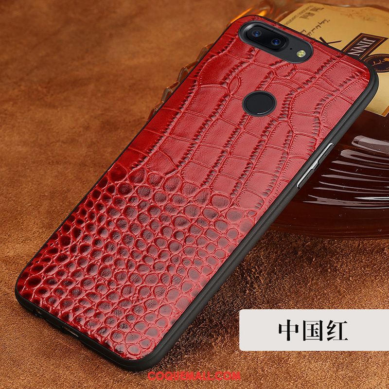 Étui Oneplus 5t Étui En Cuir Luxe Crocodile Modèle, Coque Oneplus 5t Cuir Téléphone Portable Braun