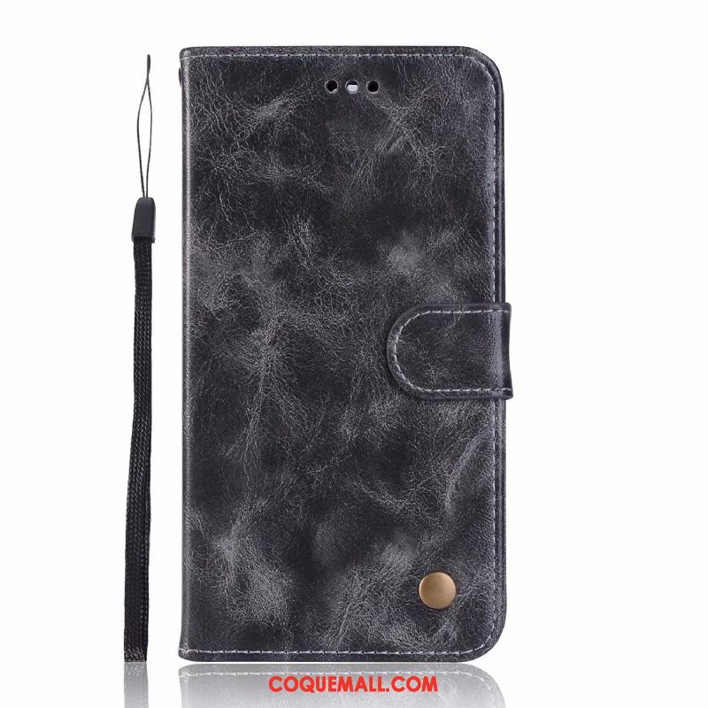 Étui Oneplus 6 Carte Étui En Cuir Protection, Coque Oneplus 6 Fluide Doux Téléphone Portable Braun