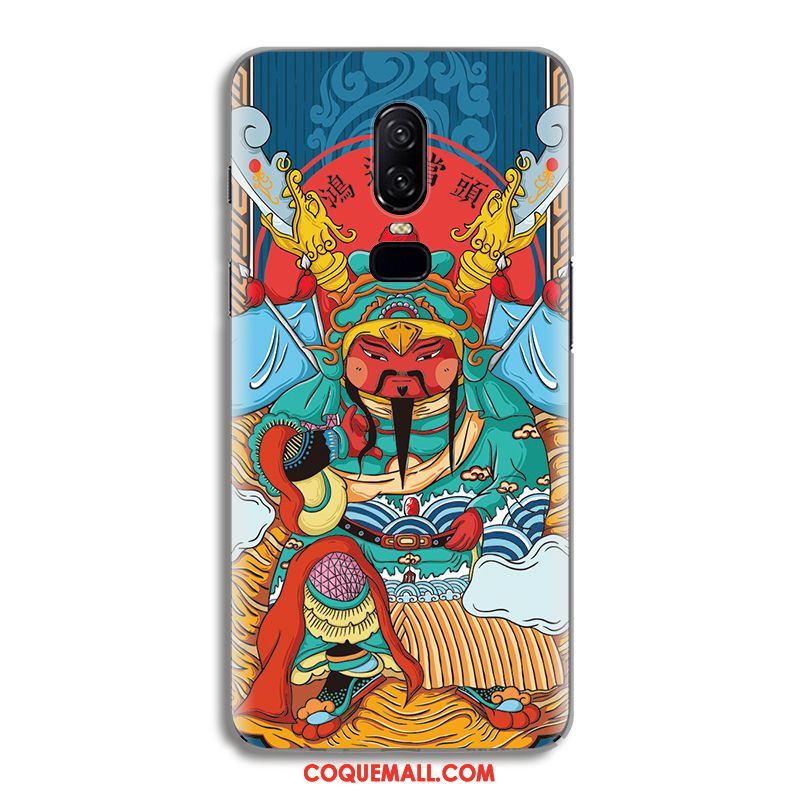 Étui Oneplus 6 Grue Original Protection, Coque Oneplus 6 Rouge Tendance