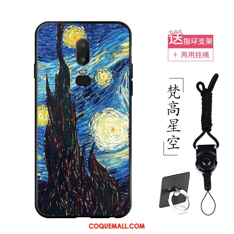 Étui Oneplus 6 Haute Personnalité Téléphone Portable, Coque Oneplus 6 Peinture À L'huile Créatif