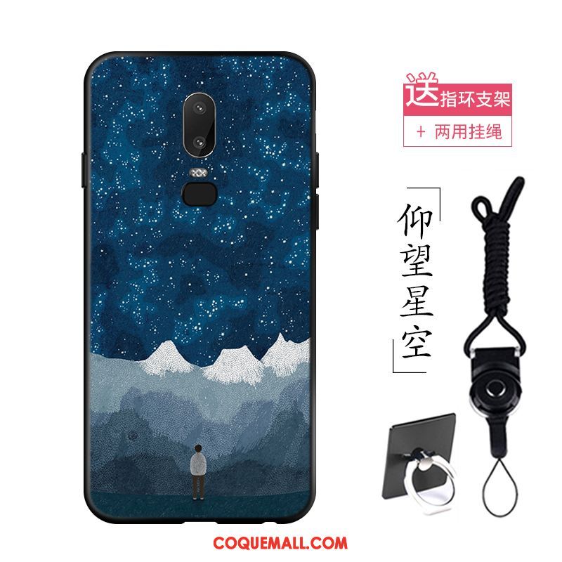 Étui Oneplus 6 Haute Personnalité Téléphone Portable, Coque Oneplus 6 Peinture À L'huile Créatif