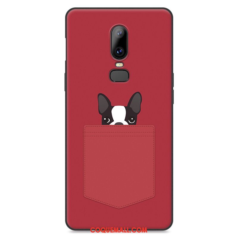 Étui Oneplus 6 Incassable Silicone Blanc, Coque Oneplus 6 Protection Tout Compris