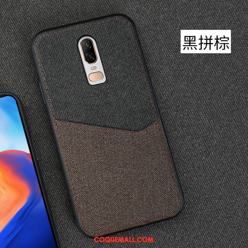 Étui Oneplus 6 Incassable Tout Compris Étui En Cuir, Coque Oneplus 6 Téléphone Portable Créatif