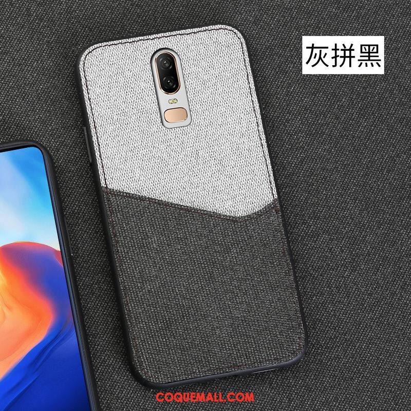 Étui Oneplus 6 Incassable Tout Compris Étui En Cuir, Coque Oneplus 6 Téléphone Portable Créatif