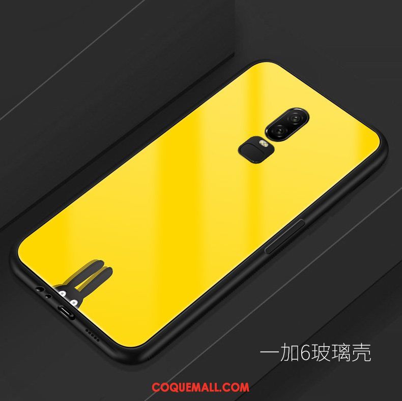 Étui Oneplus 6 Mignonne Charmant Dessin Animé, Coque Oneplus 6 Téléphone Portable Fluide Doux