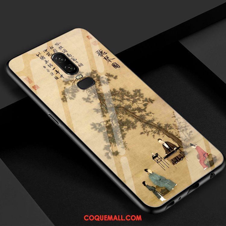 Étui Oneplus 6 Modèle Miroir Art, Coque Oneplus 6 Vintage Vent