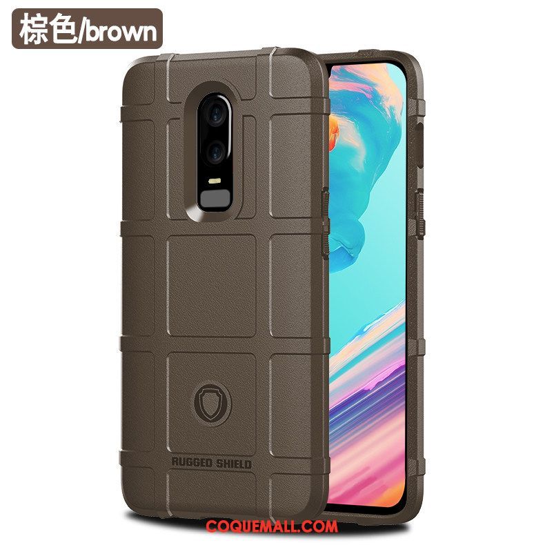 Étui Oneplus 6 Personnalité Noir Créatif, Coque Oneplus 6 Tendance Silicone