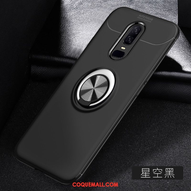 Étui Oneplus 6 Protection Incassable Tendance, Coque Oneplus 6 Délavé En Daim Transparent